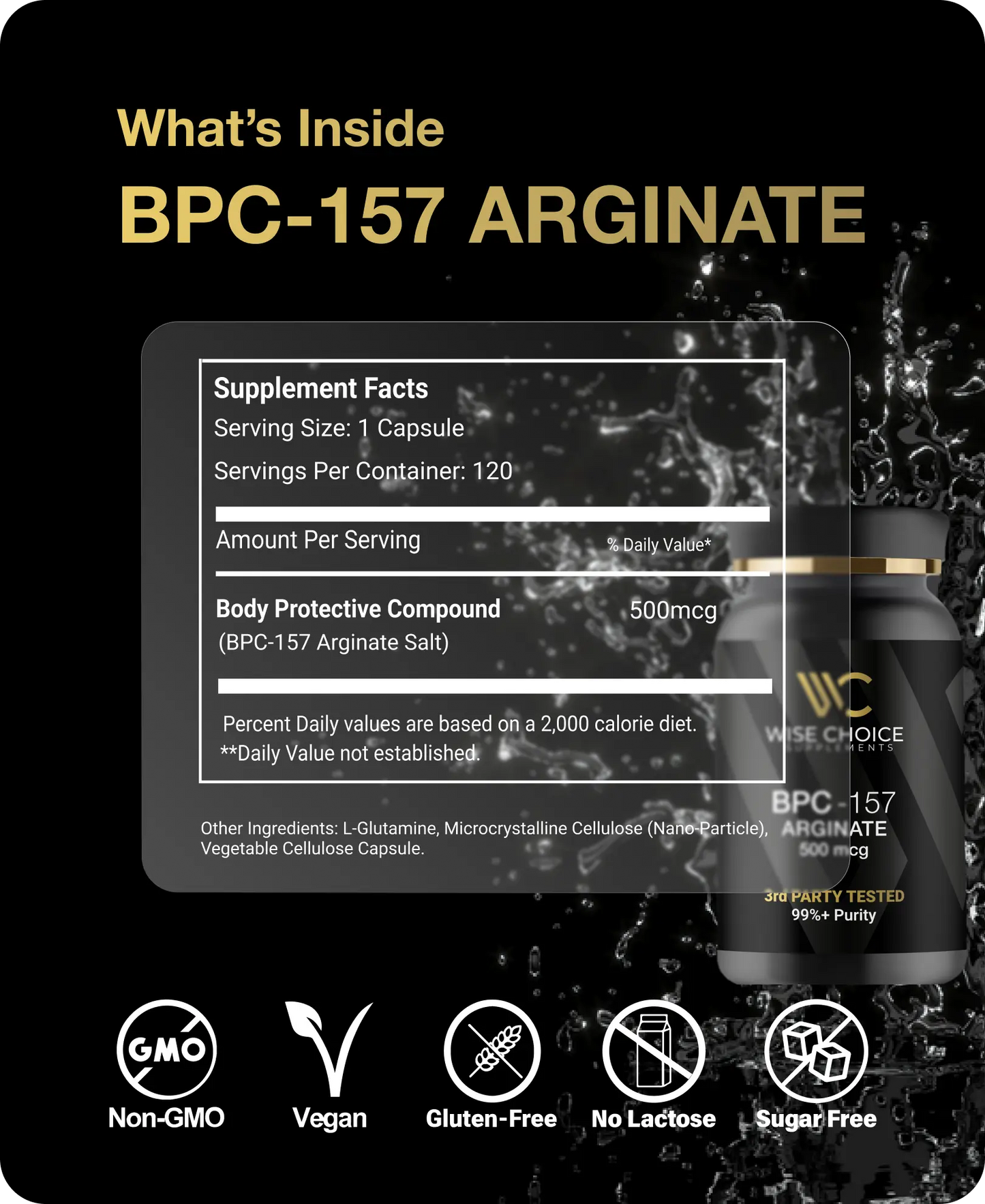 BPC-157 Arginate | 120 Ct (Bundle of 5)