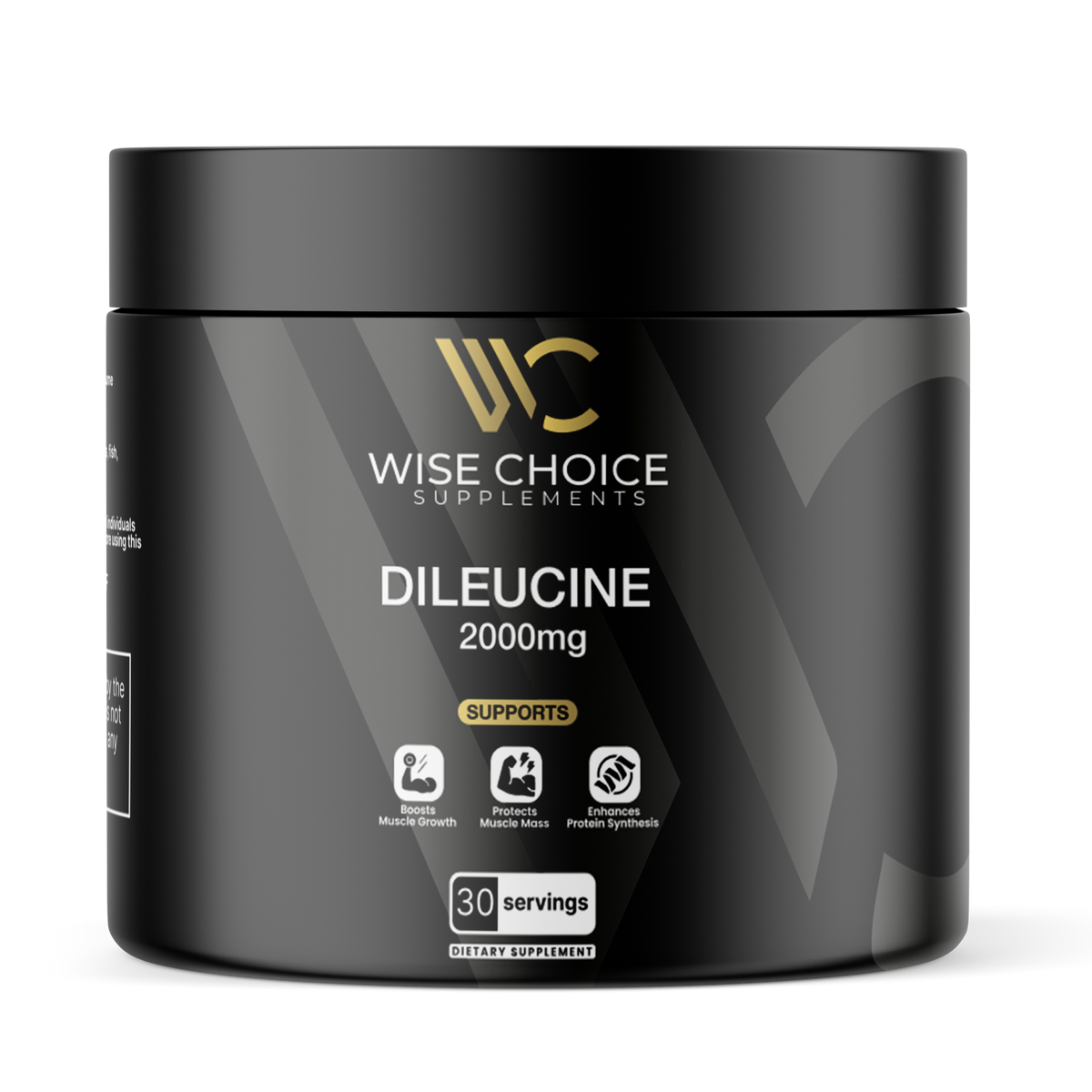 Dileucine 2000mg powder supplement by Wise Choice Supplements, muscle growth formula